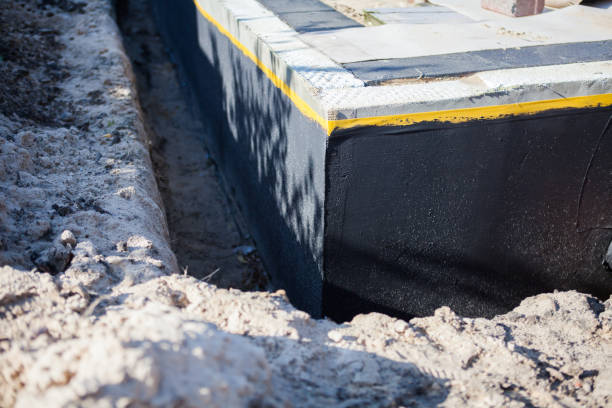 Residential Interior Drainage System installation at a Schofield, WI home by SJ Waterproofing Pros