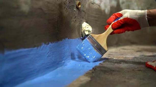 Commercial Interior Drainage System project at a Schofield, WI business property by SJ Waterproofing Pros